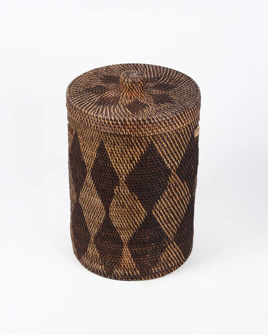Handmade Rattan Laundry Basket with Lid for Everyday Use