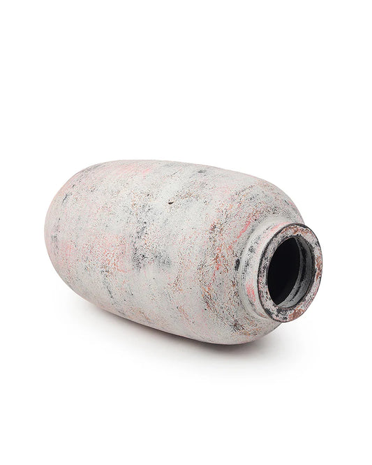 Hand-Sculpted Terracotta Vase for Artistic Interiors