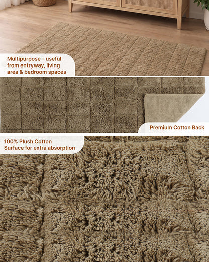 Decorative Bedside Runner Rug for Bedroom Floor and Home Styling