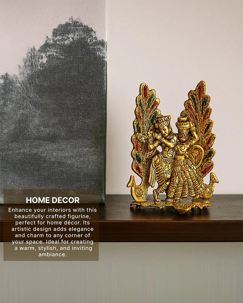 Radha Krishna Statue for Home and Pooja Room, Decorative God Idol Figurine