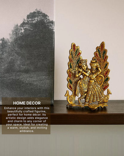 Radha Krishna Statue for Home and Pooja Room, Decorative God Idol Figurine