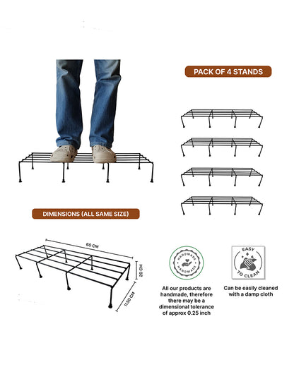 Metal Plant Holder Stand | Plant Pot Stand | Garden Pot Stands for Indoor and Outdoor Use