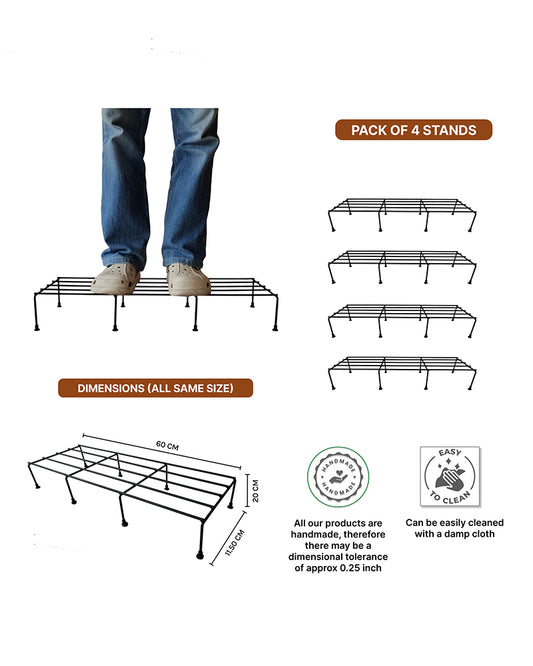 Metal Plant Holder Stand | Plant Pot Stand | Garden Pot Stands for Indoor and Outdoor Use