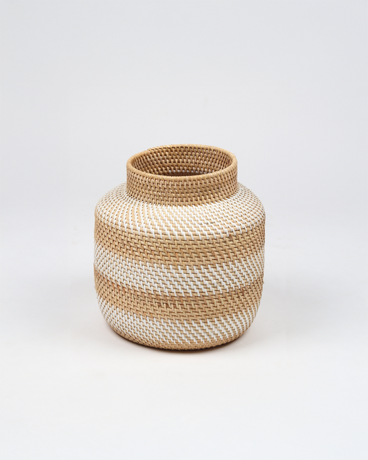 Rattan Flower Vase for Dried Flowers, Pampas Grass and Home Decor