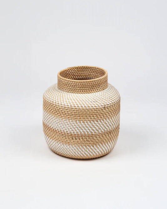 Rattan Flower Vase for Dried Flowers, Pampas Grass and Home Decor