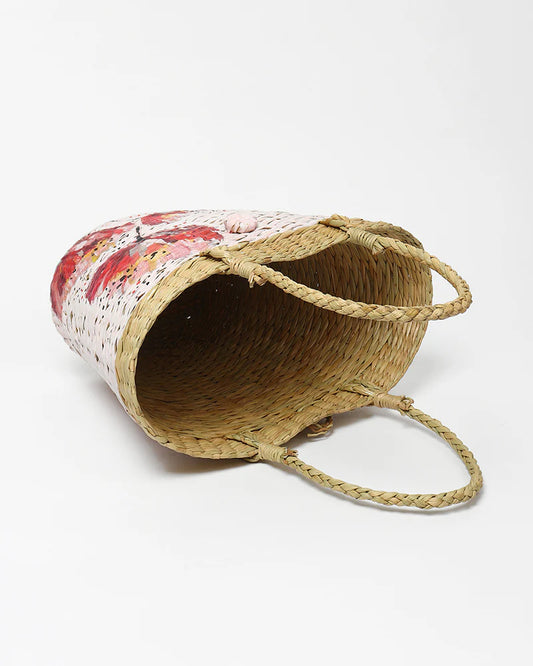 Handmade Boat Style Seagrass Basket Tote