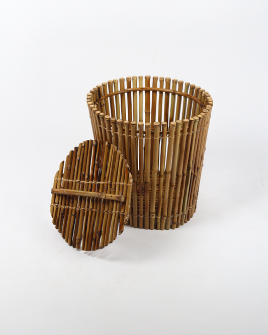 Rattan Organiser Basket for Kids Room, Toy Storage and Laundry Clothes