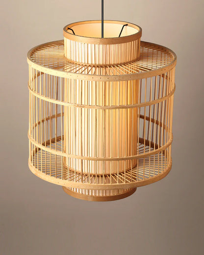 Minimalist Bamboo Hanging Light for Home Decor and Hall