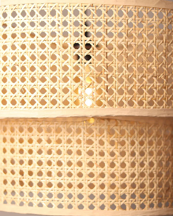 Natural Rattan Pendant Light for Living Room and Bedroom