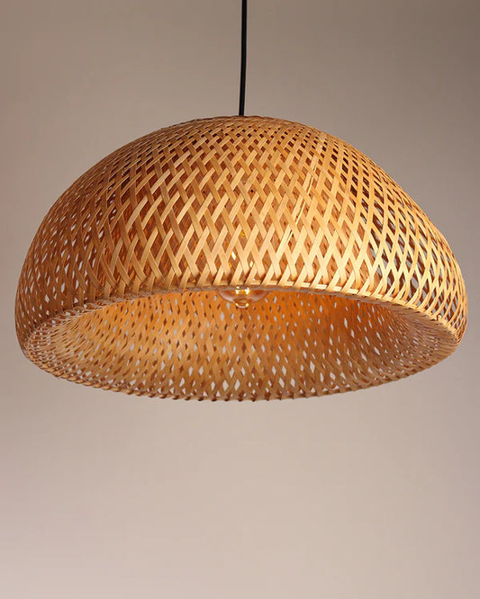 Natural Bamboo Pendant Lamp for Bedroom and Living Room