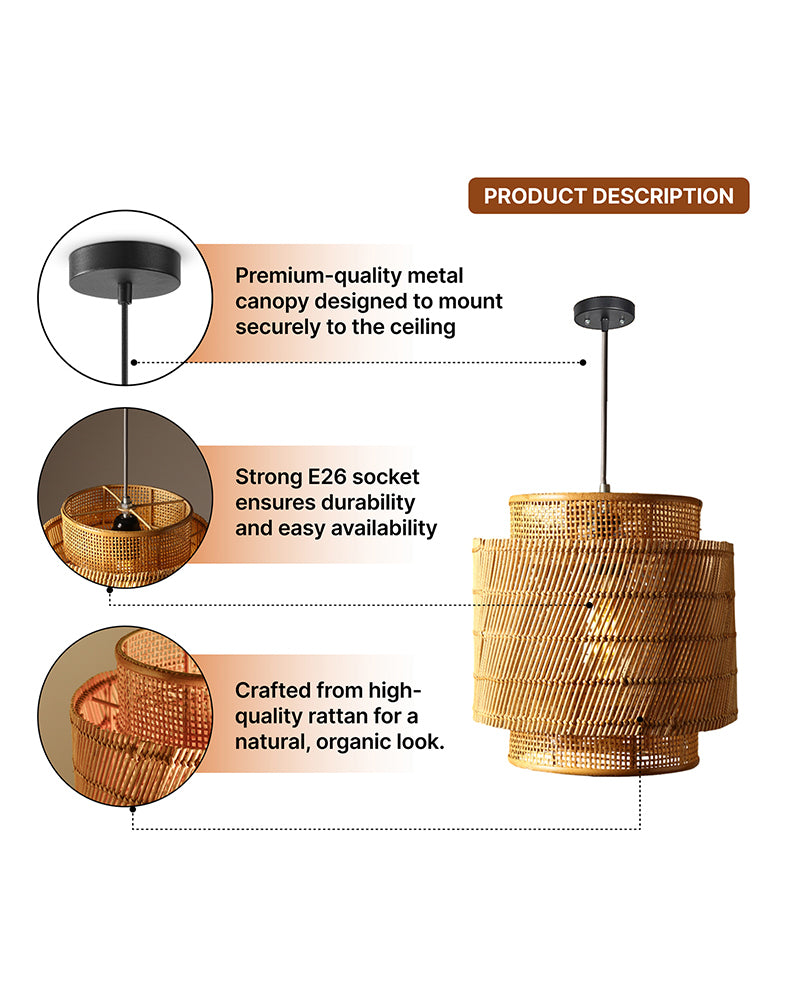 Elegant Ceiling Hanging Lamp for Living Room and Home Decoration