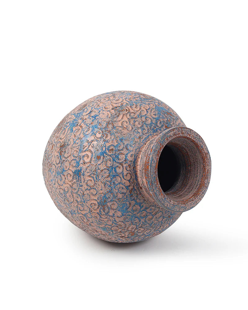 Handcrafted Terracotta Flower Vase for Boho Interiors