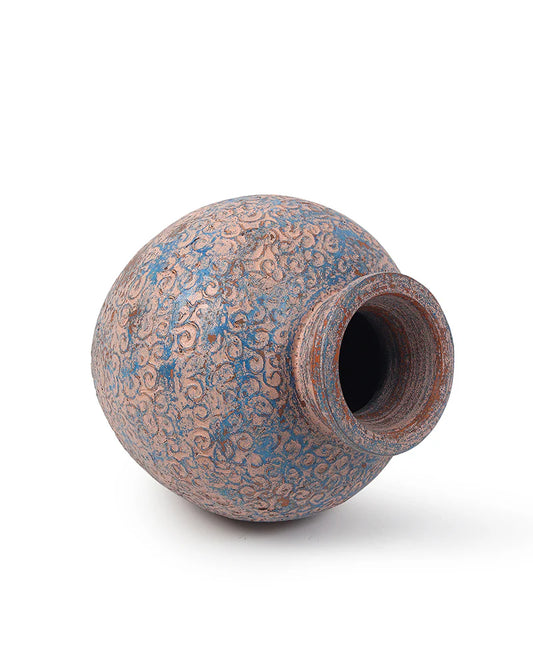 Handcrafted Terracotta Flower Vase for Boho Interiors