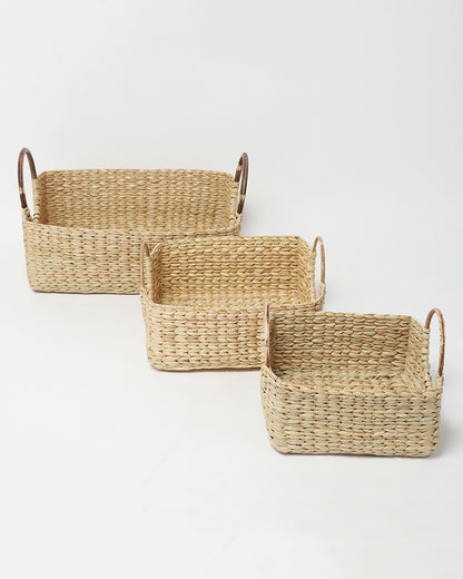 Cane Handle Fruit Hamper Basket