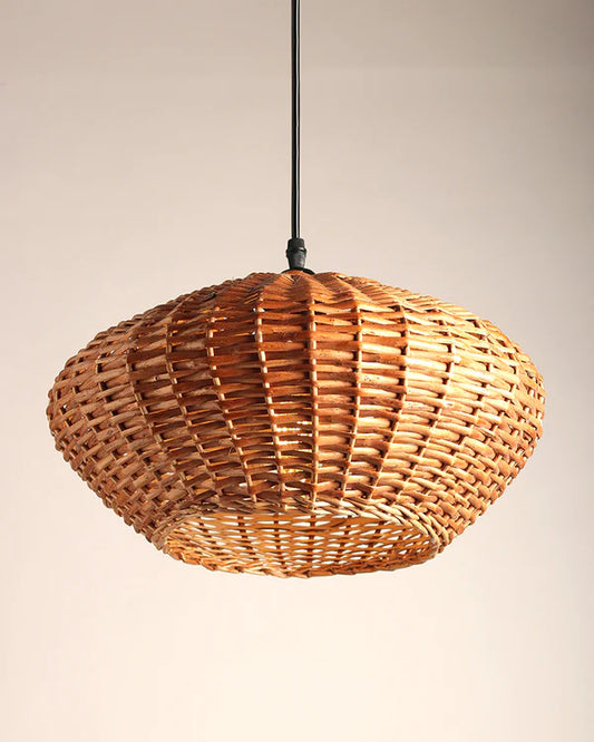 Handmade Wicker Ceiling Light for Home Decor and Lounge