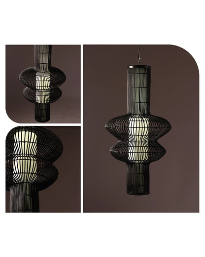 Stylish Bamboo Hanging Lamp for Bedroom, Living Room, and Kitchen Decor