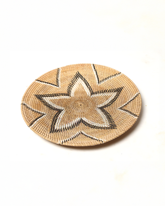 Handwoven Rattan Wall Plate for Modern Homes