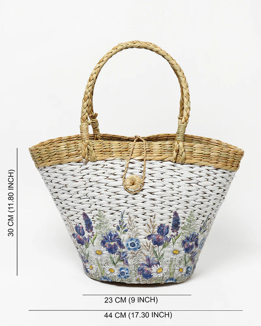 Handwoven Boat Shape Handbag & Shopping Basket