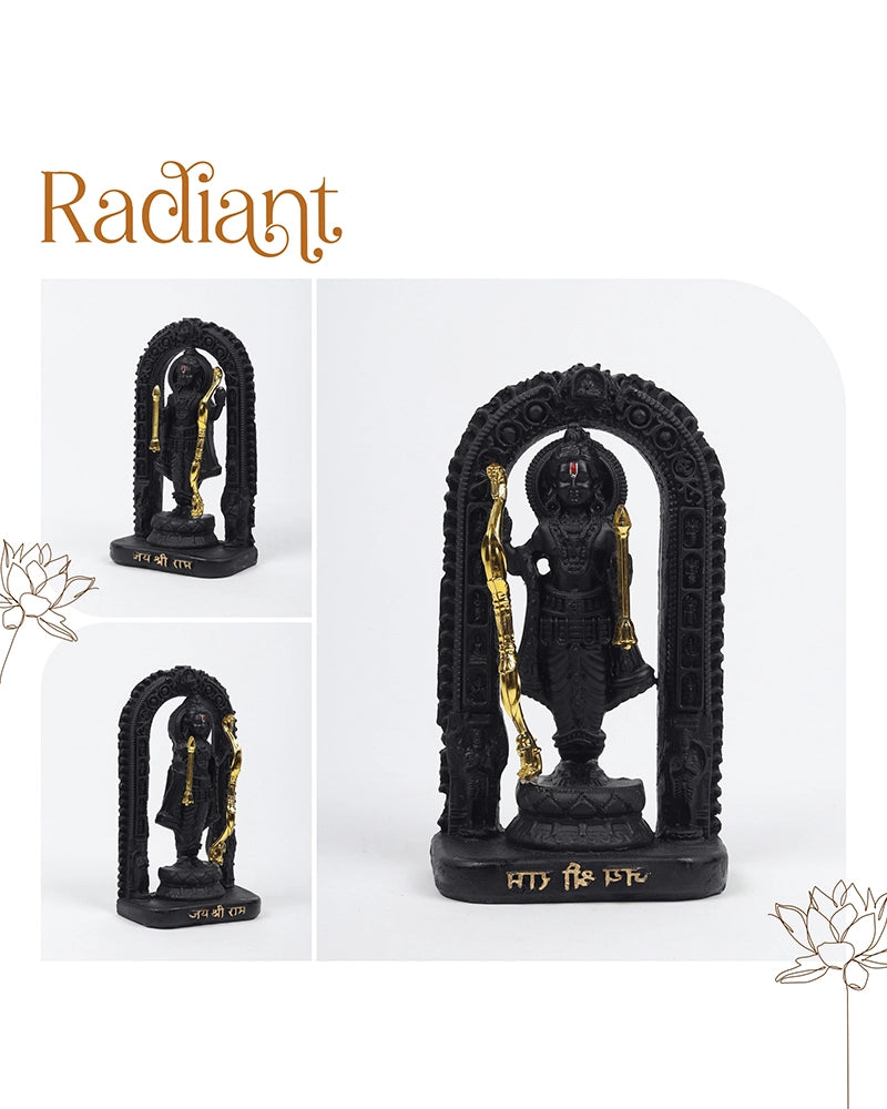 Ram Lala Polyresin Idol - Divine Showpiece for Pooja & Gifting