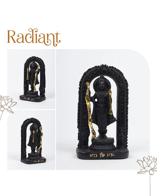Ram Lala Polyresin Idol - Divine Showpiece for Pooja & Gifting