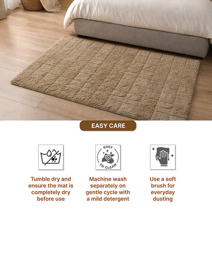 Decorative Bedside Runner Rug for Bedroom Floor and Home Styling