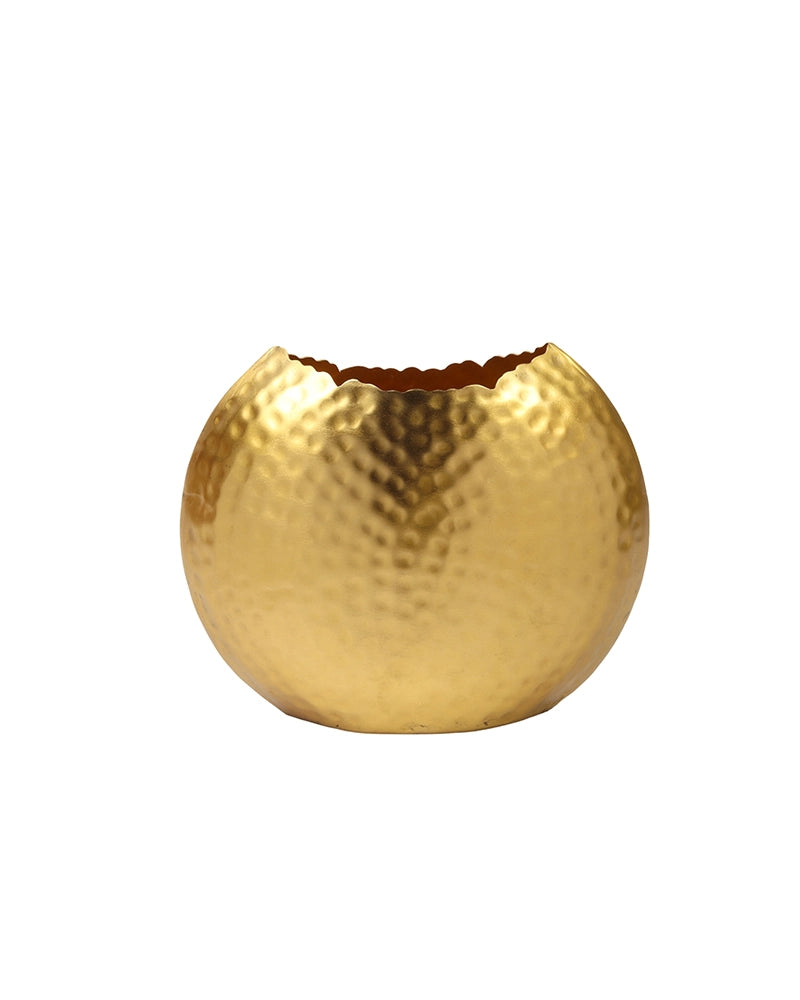 Metal Flower Vase for Fresh or Artificial Flowers and Home Decoration