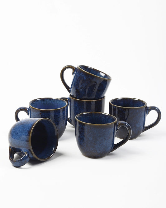 Ceramic Tea Serving Set for Home Dining & Beverage Serving, Set of 6