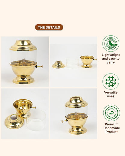 Traditional Akhand Diya for Pooja Room and Mandir Use 250ml