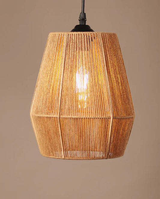 Jute Rope Pendant Lamp for Home Decor and Hall