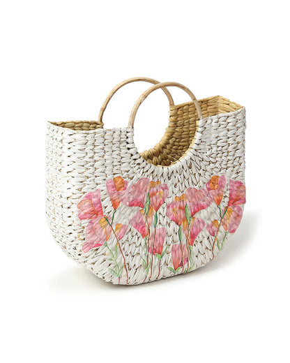 Handmade Beach Tote for Storage, Shopping & Beach Outings