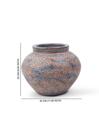 Natural Terracotta Floor Vase for Entryway Styling
