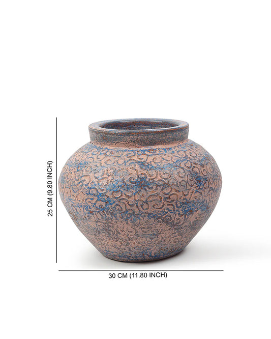 Natural Terracotta Floor Vase for Entryway Styling