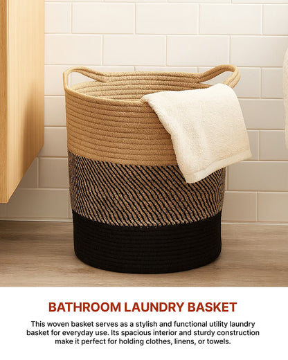 Laundry Basket For Clothes | Toy Storage Basket | Storage Baskets | Jute Laundry Bag