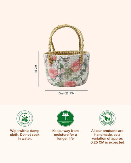 Seagrass Basket for Gift Hampers, Small Gift Bags, and Home Décor