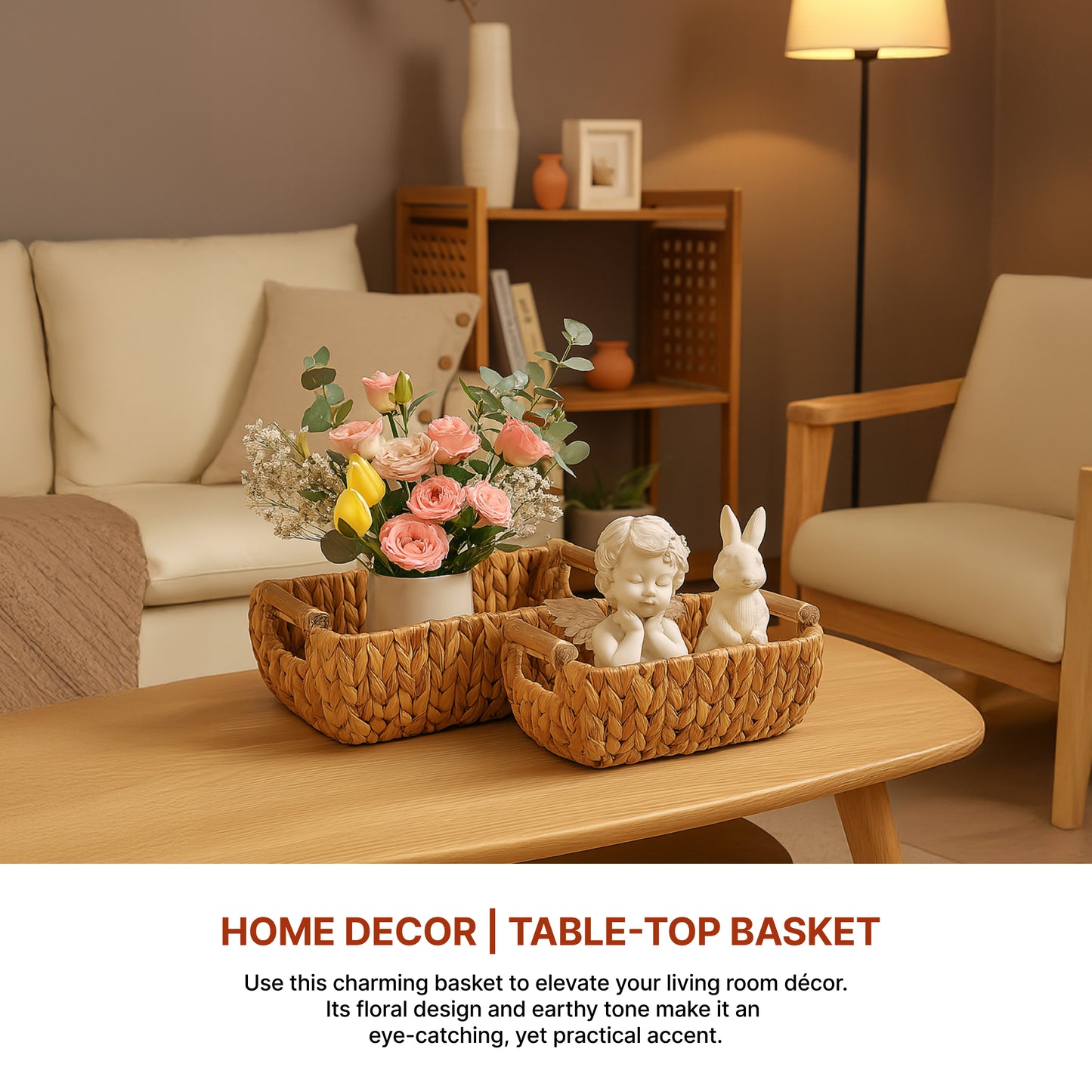 Basket For Storage | Storage Organiser for clothes | Wardrobe Organizer | Shelf Organiser Basket
