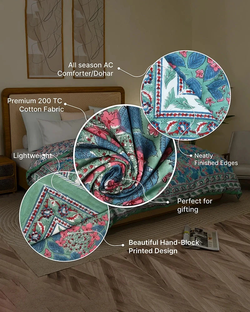 Premium Cotton Comforter for Cozy and Comfortable Night Sleep