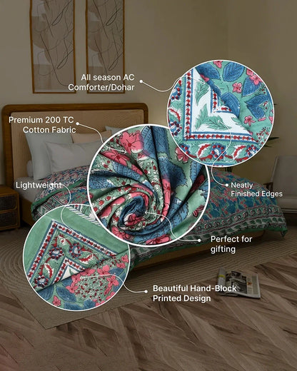 Premium Cotton Comforter for Cozy and Comfortable Night Sleep