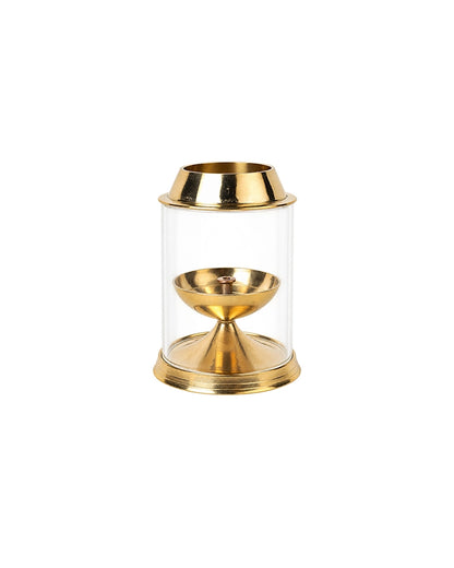 Brass Akhand Jyot Diya for Pooja Room, Mandir & Home Decoration