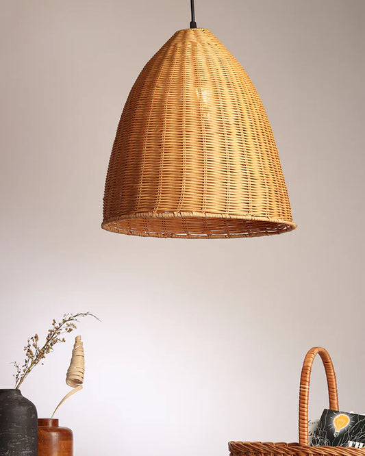 Modern Rattan Hanging Lamp for Bedroom and Study Room