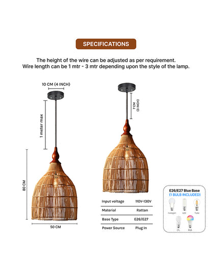 Modern Pendant Hanging Light for Living Room and Home Spaces