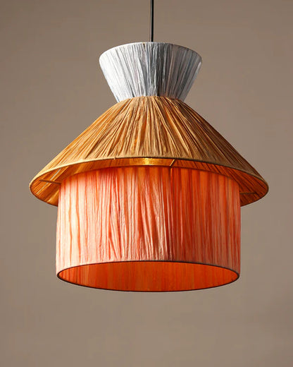 Handmade Raffia Ceiling Light for Balcony and Hall