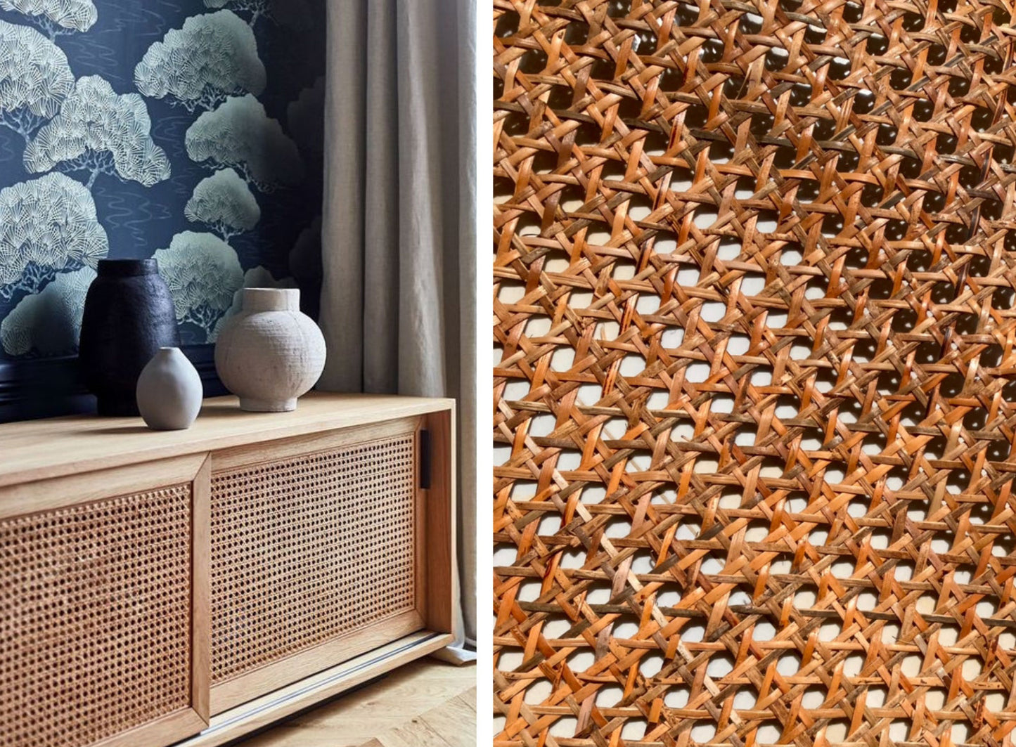 Cane Webbing Roll | Rattan Webbing Brown