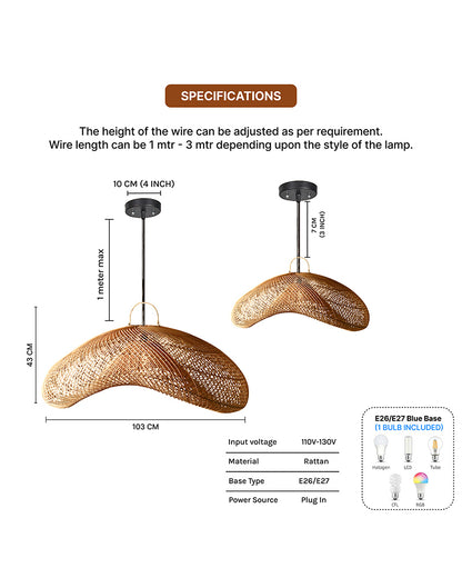 Soft Light Hanging Lamp for Home, Living Room and Hallway