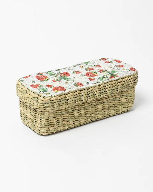 Seagrass Storage Box for Jewelry, Accessories & Small Household Items