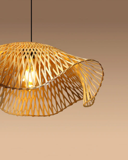 Handmade Bamboo Hanging Light for Living Room Decoration