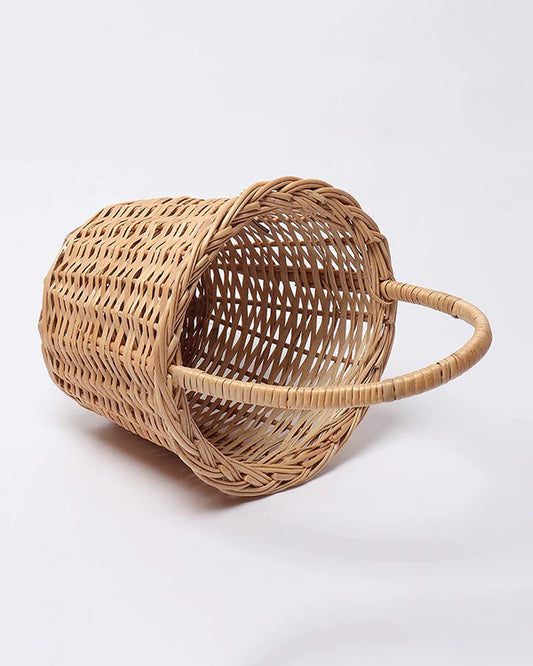 Natural Wicker Payala Basket Set of 3 for Pooja, Gifting, and Everyday Organization