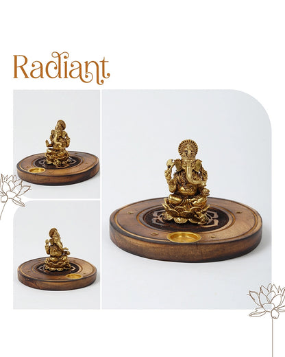 Decorative Brass Lord Ganesha Statue for Daily Puja and Home Display