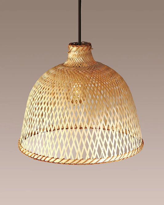 Natural Bamboo Hanging Lamp for Kids Room and Living Room