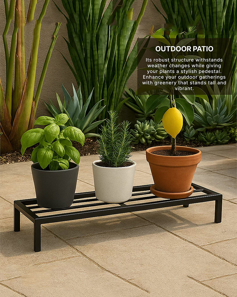 Plant Pot Stand | Garden Pot Stands for Indoor and Outdoor Use | Metal Plant Holder Stand