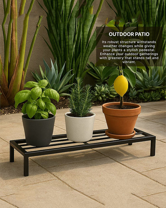 Plant Pot Stand | Garden Pot Stands for Indoor and Outdoor Use | Metal Plant Holder Stand